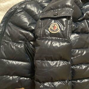 Moncler Shiny Dark Blue Jacket